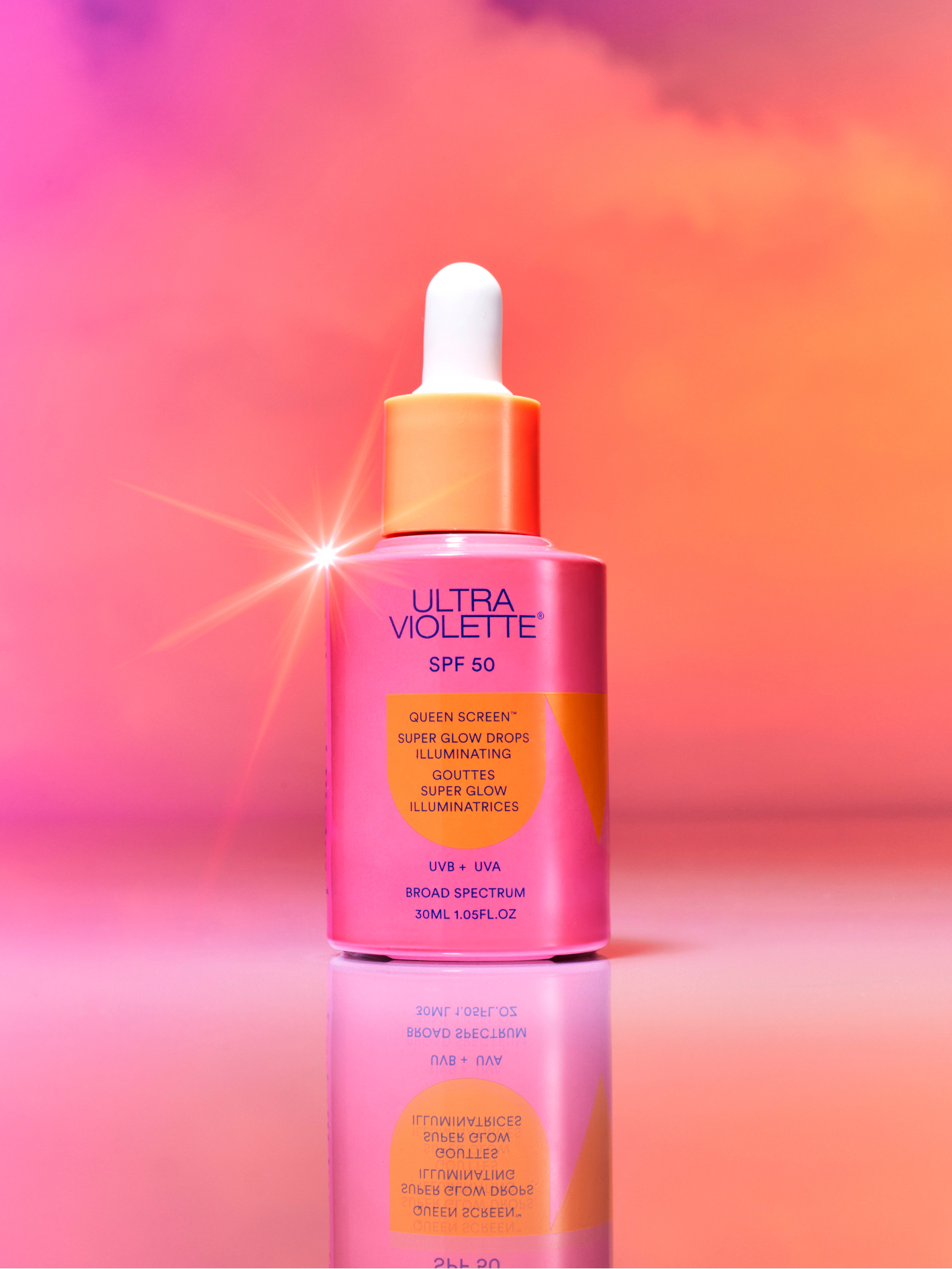 Queen Screen SPF 50 Super Glow Drops - Illuminating