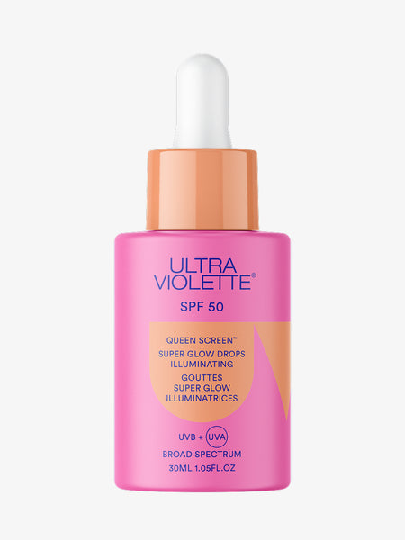 Queen Screen SPF 50+ Super Glow Drops - Illuminating 30ml | Glowy