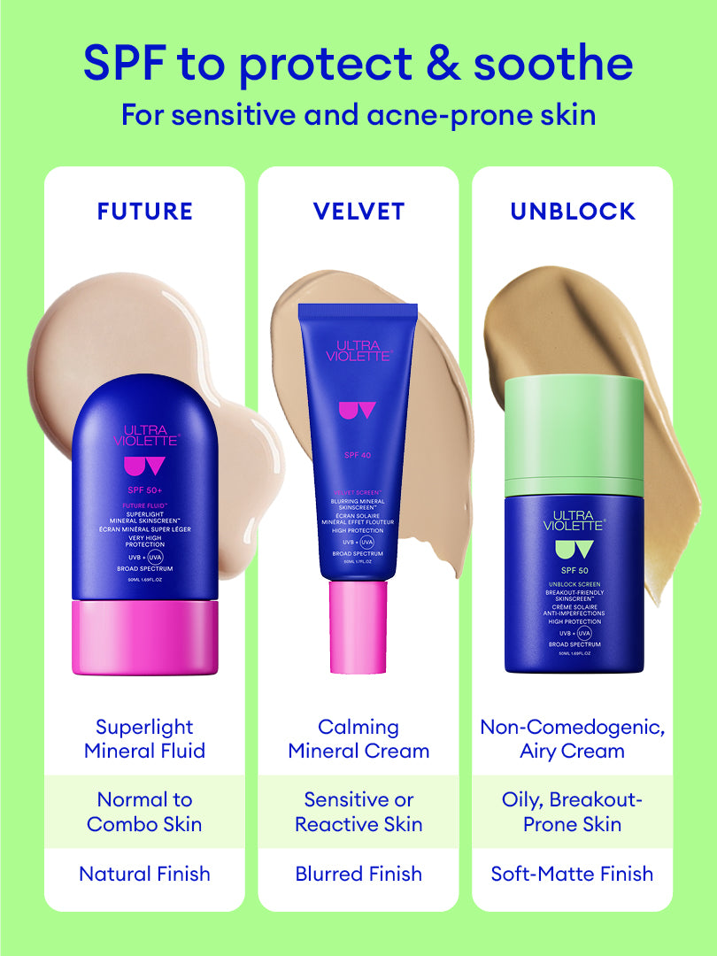 SPF 50 Unblock Screen Breakout Friendly SKINSCREEN™ 50ml